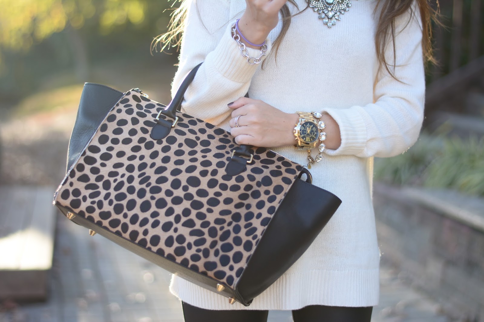 Clare V. | Petit Simple Tote, Leopard