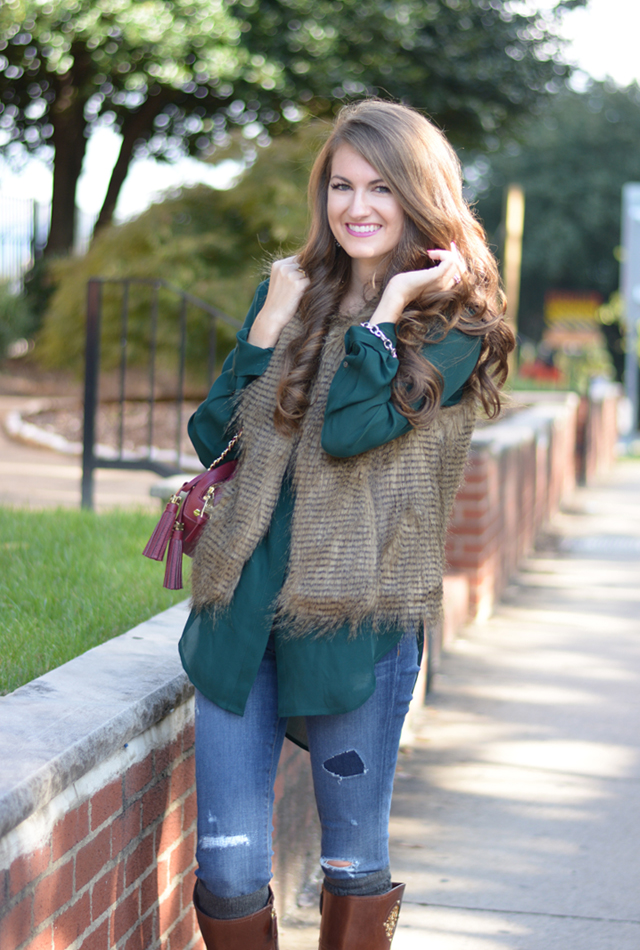 Arielle fur vest online