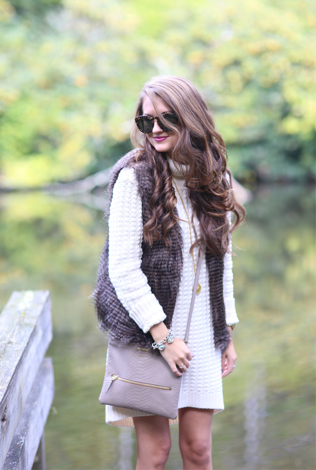 Cozy Faux Fur Vest in Banff - Southern Curls & Pearls