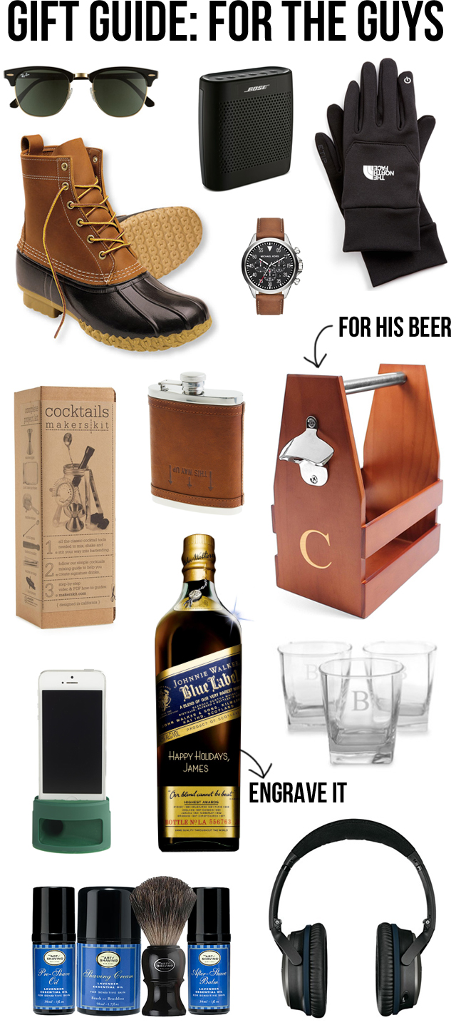 Gift Guide: For the Guys