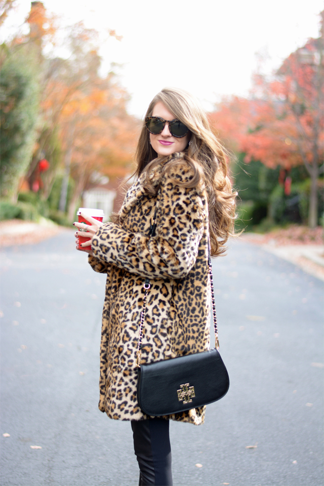 Tory burch animal print handbag cheap
