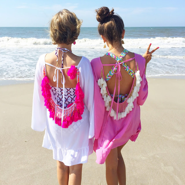 cute tassel cover-ups