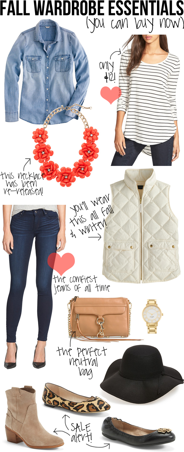 Fall Wardrobe Essentials (You Can Buy Now) - Southern Curls & Pearls