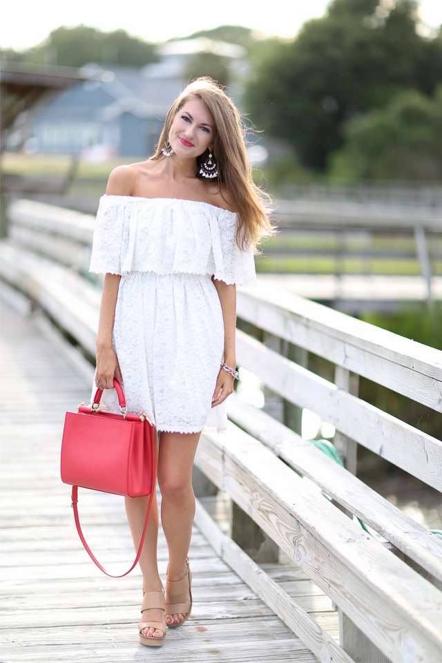 Palm Print Romper - Southern Curls & Pearls