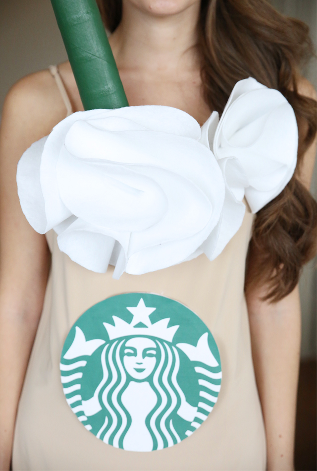 Last-Minute DIY Halloween Costume – Starbucks Cup! - Southern Curls & Pearls