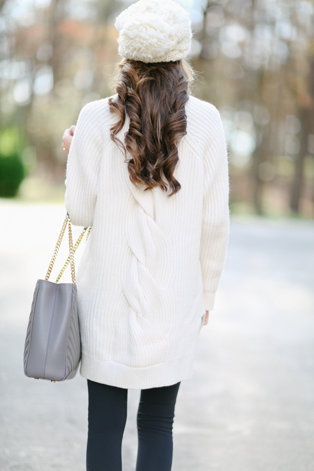 Pink Fuzzy Beanie - Southern Curls & Pearls