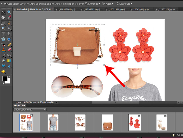 How to make a product collage for your blog