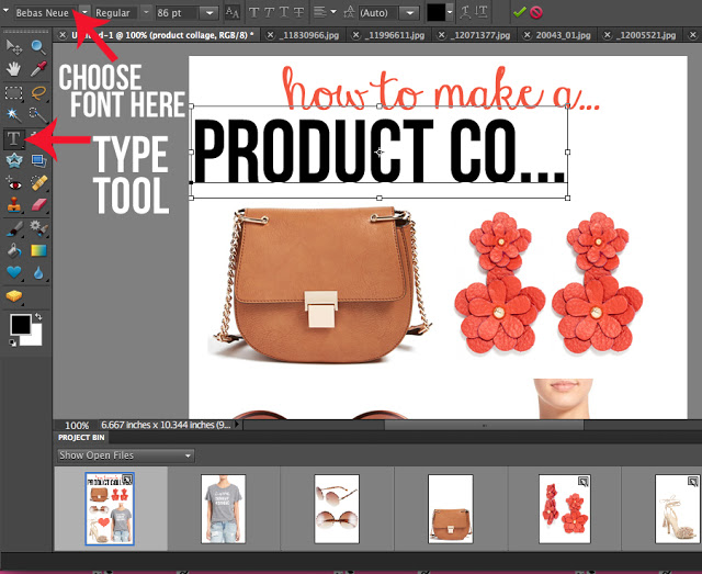 How to make a product collage in Photoshop Elements