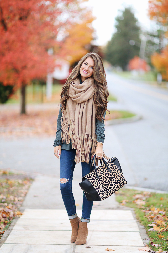 The “It” Scarf for Fall - Southern Curls & Pearls