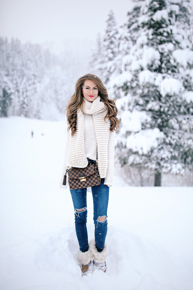 Wearing Colour in Winter - Arum Lilea