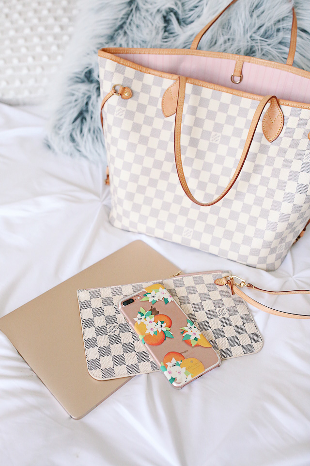 Louis Vuitton Neverfull Review + What's In My Bag! - Southern Curls & Pearls