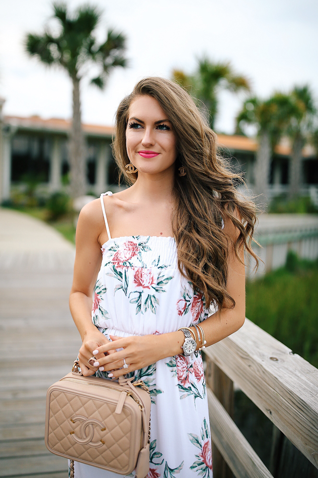 Floral Print Maxi Dress – Southern Curls & Pearls