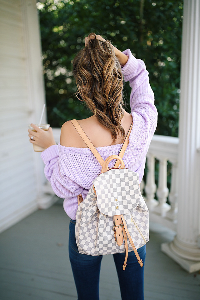 LOUIS VUITTON Damier Azur Sperone BB Backpack | FASHIONPHILE