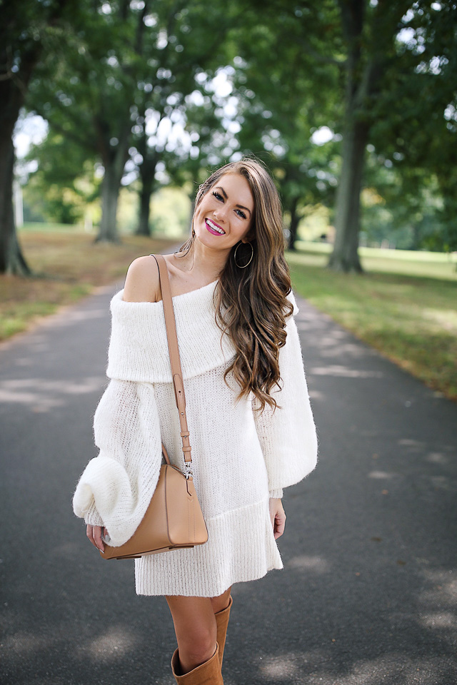 Cozy Sweater Dress + I Need Your Book Recs! - Southern Curls & Pearls