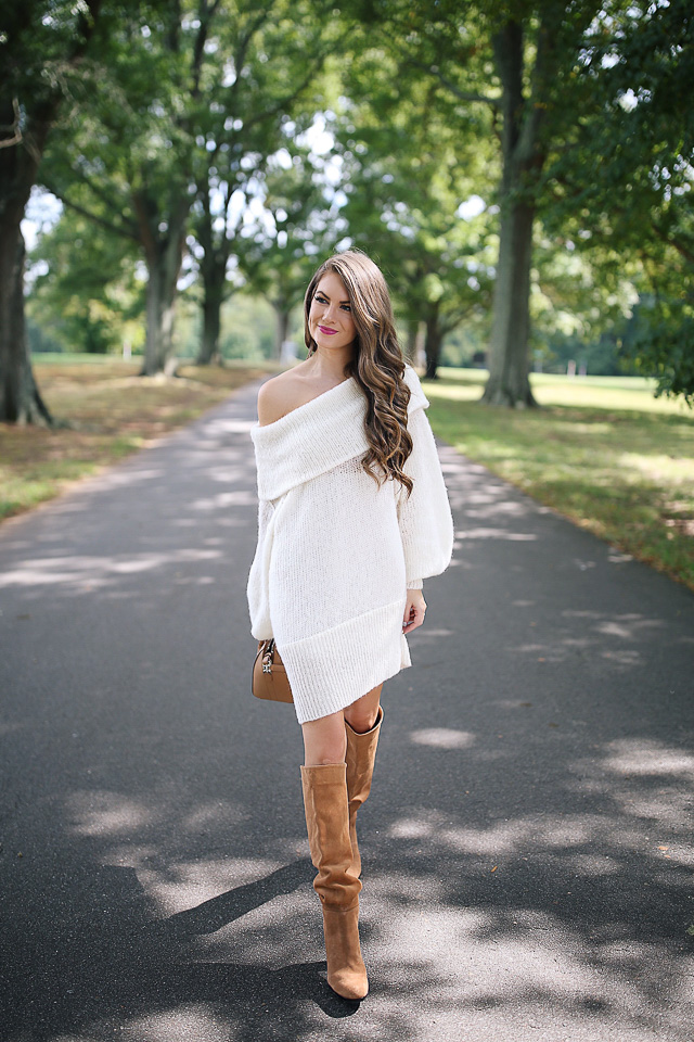 oversize sweater dress