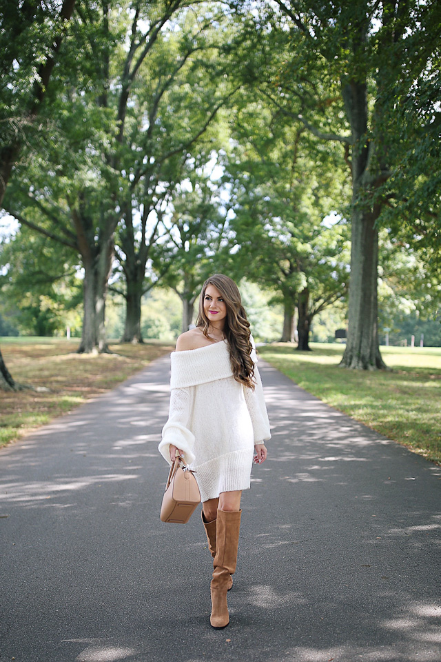 Cozy Sweater Dress + I Need Your Book Recs! - Southern Curls & Pearls