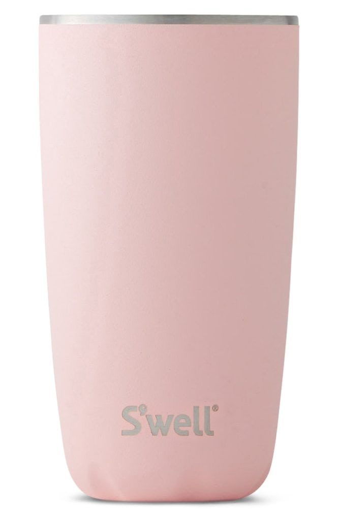 Swell pink topaz 18-ounce insulated tumbler