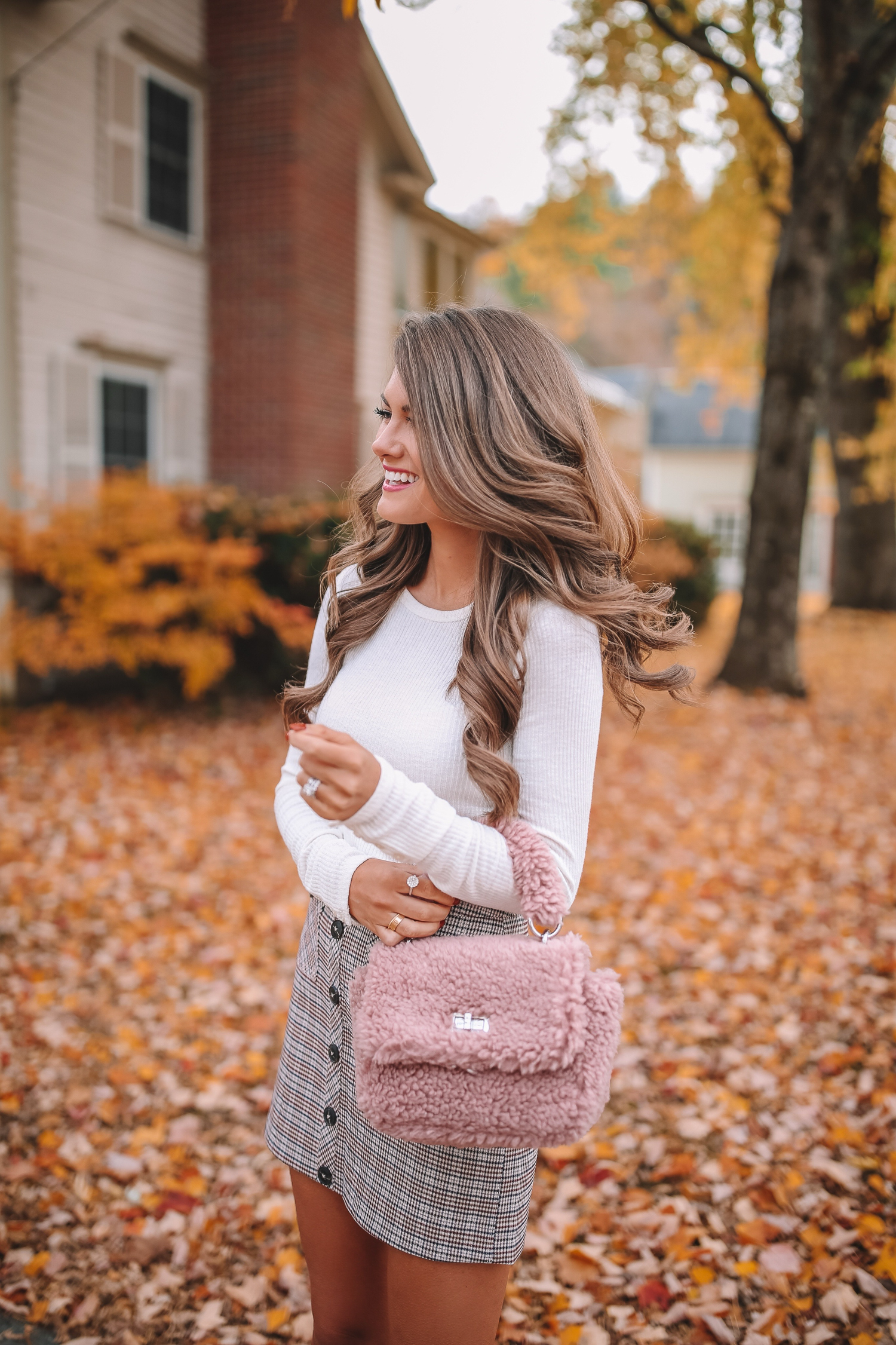 Suede Skirt - Southern Curls & Pearls