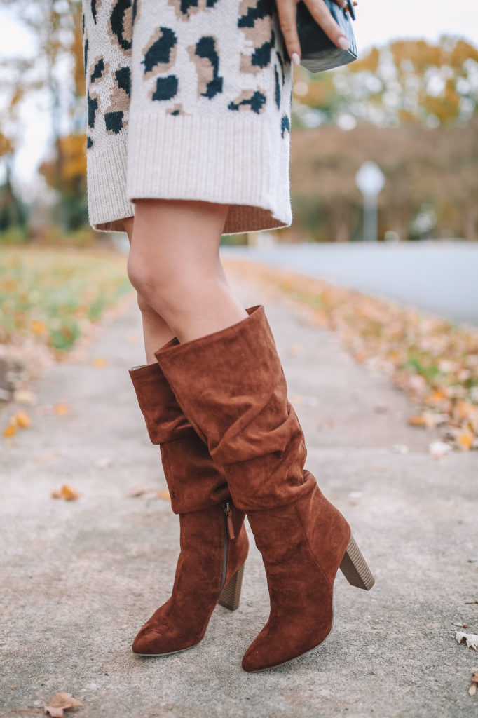 Brown Suede Boots Outfits - Dancing Mama Style