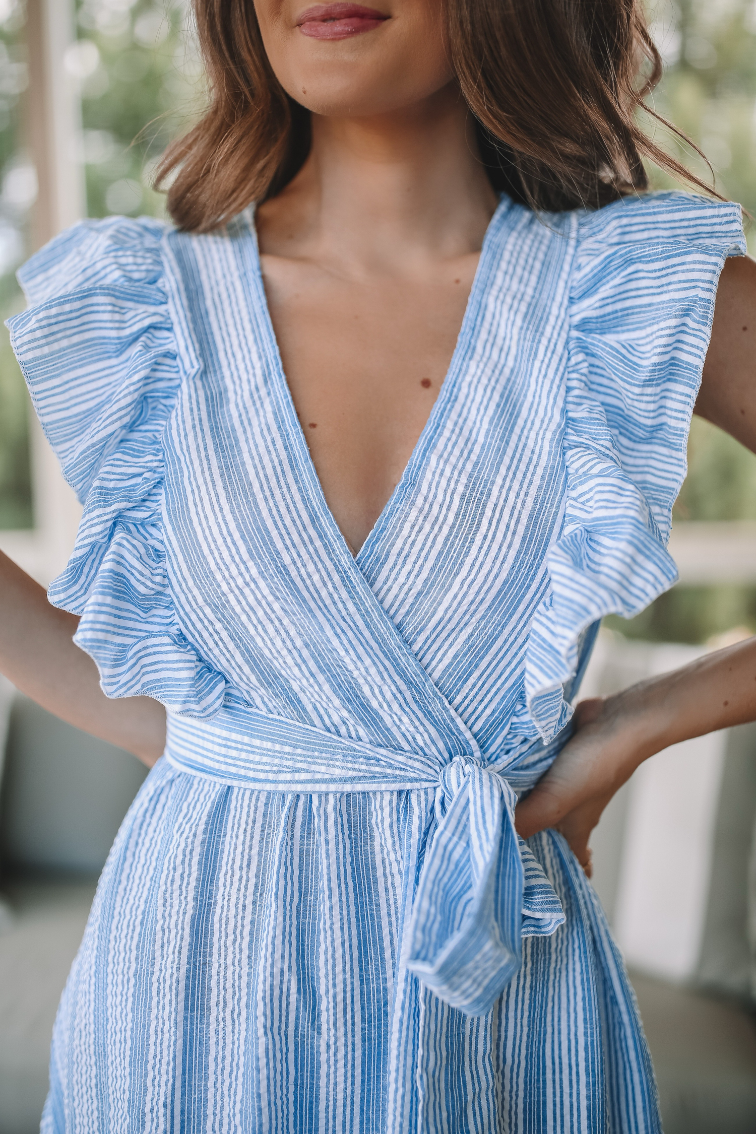 Amazon blue and white dress online