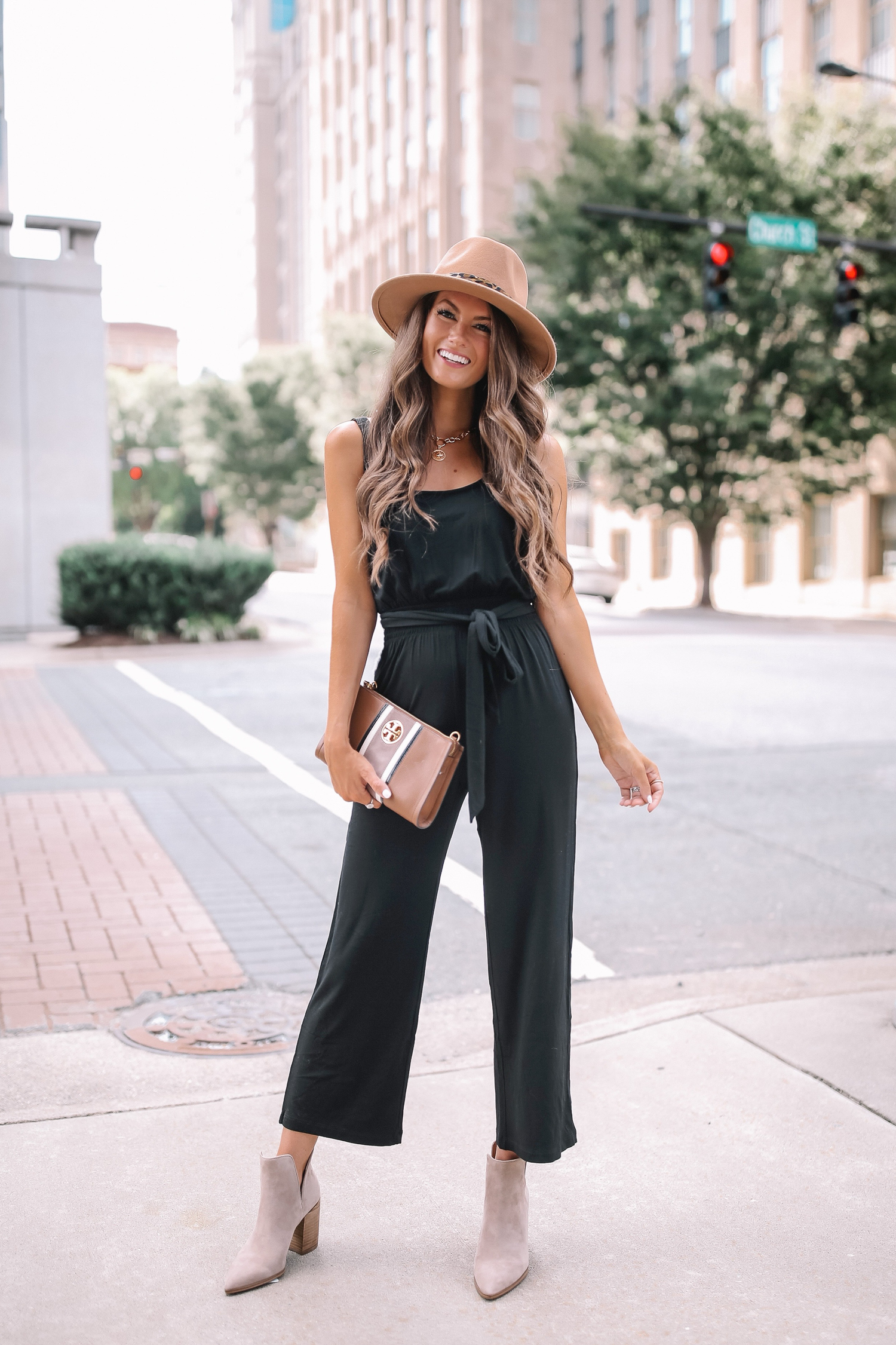 The Perfect LBJ – Little Black Jumpsuit – Southern Curls & Pearls