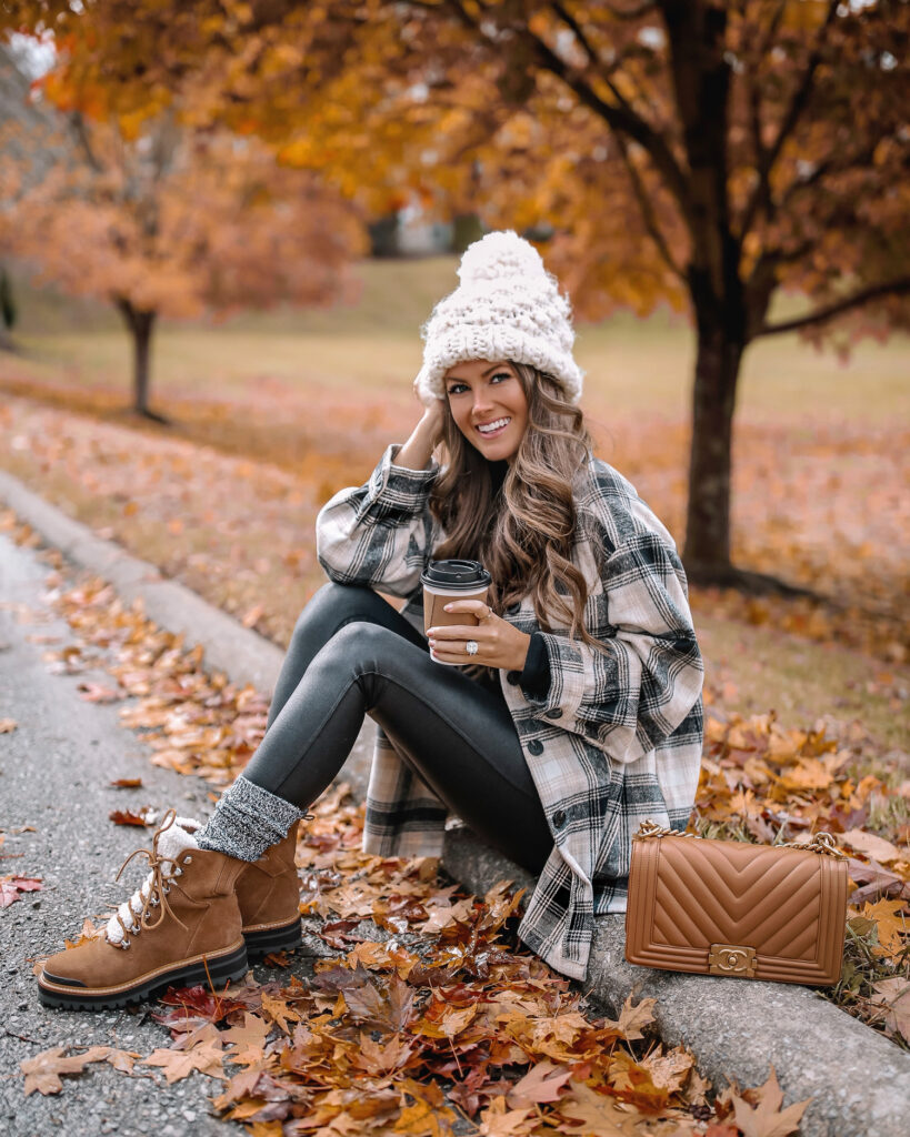 Crisp Fall Mornings In Aspen🍁 [A Balmain Inspired Shacket Under $100!]