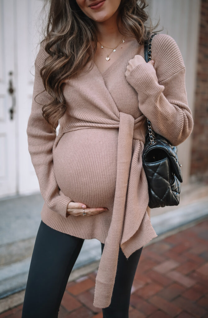 Wrap Top - Southern Curls & Pearls  Winter maternity outfits, Fall  maternity outfits, Casual maternity outfits