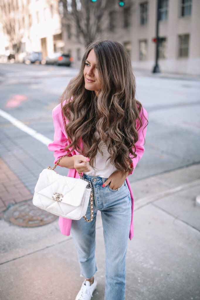 How to Wear a Pink Blazer – Southern Curls & Pearls