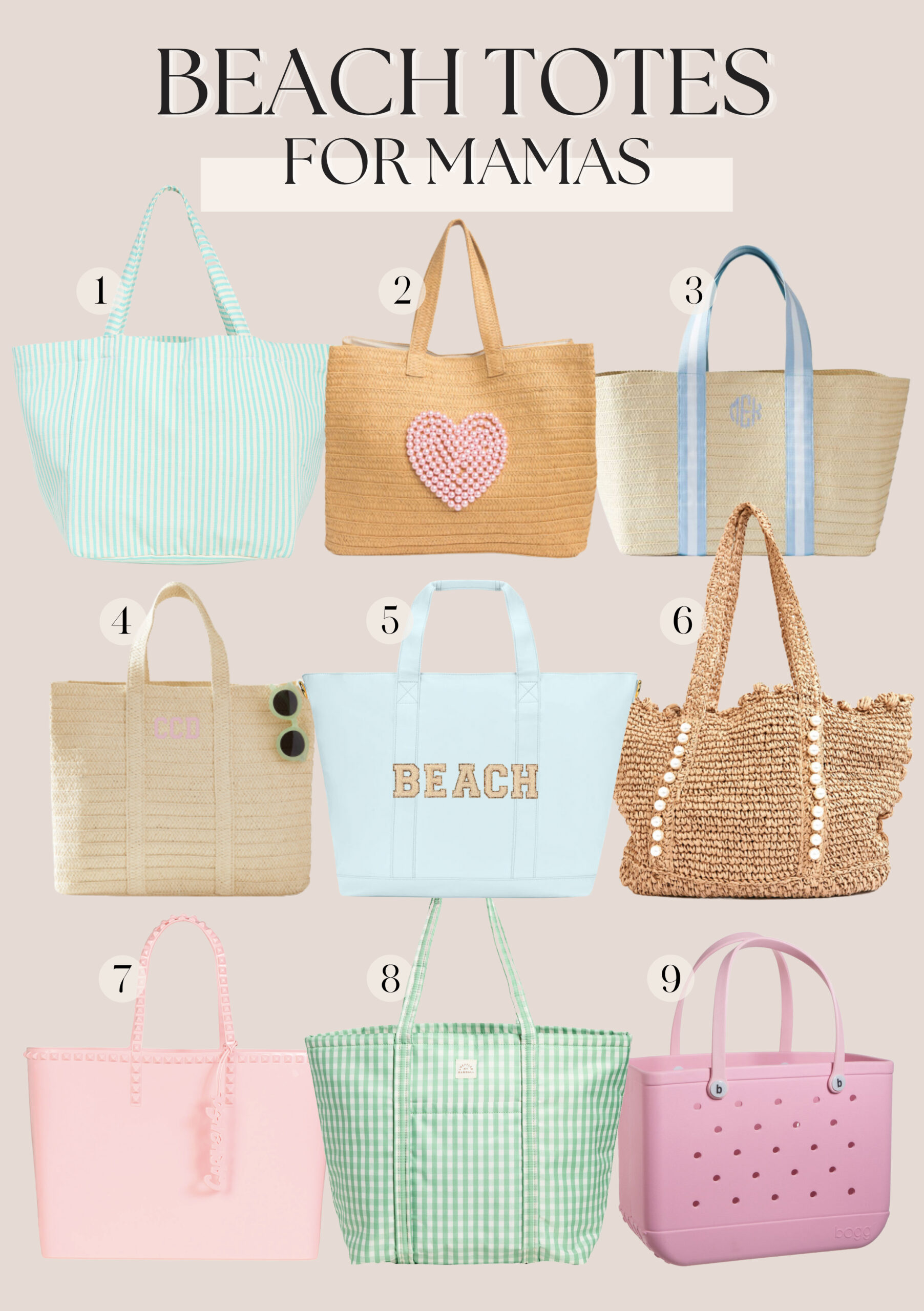 Perfect Mom Totes Southern Curls Pearls