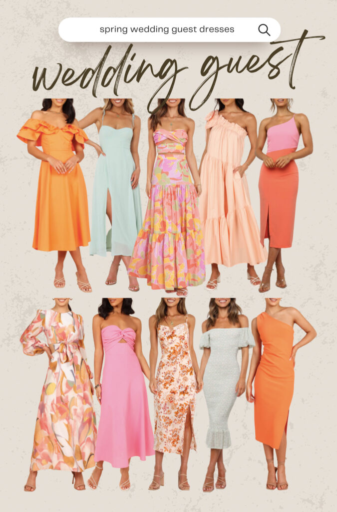 dresses for spring wedding guest